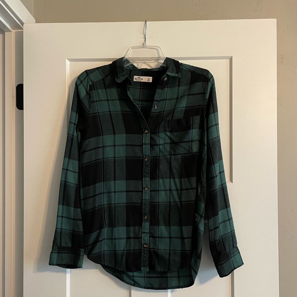 Hollister Plaid Flannel Shirt